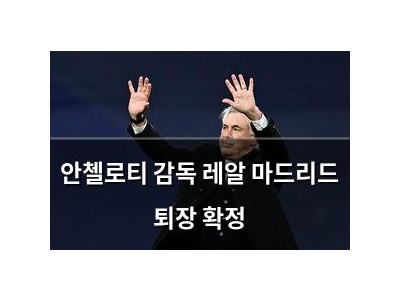 안첼로티 감독 레알 마드리드 퇴장 확정