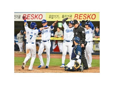 삼성 홈런 1위에 빛나는 개막전 2연승