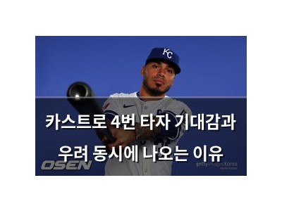 카스트로 4번 타자 기대감과 우려 동시에 나오는 이유